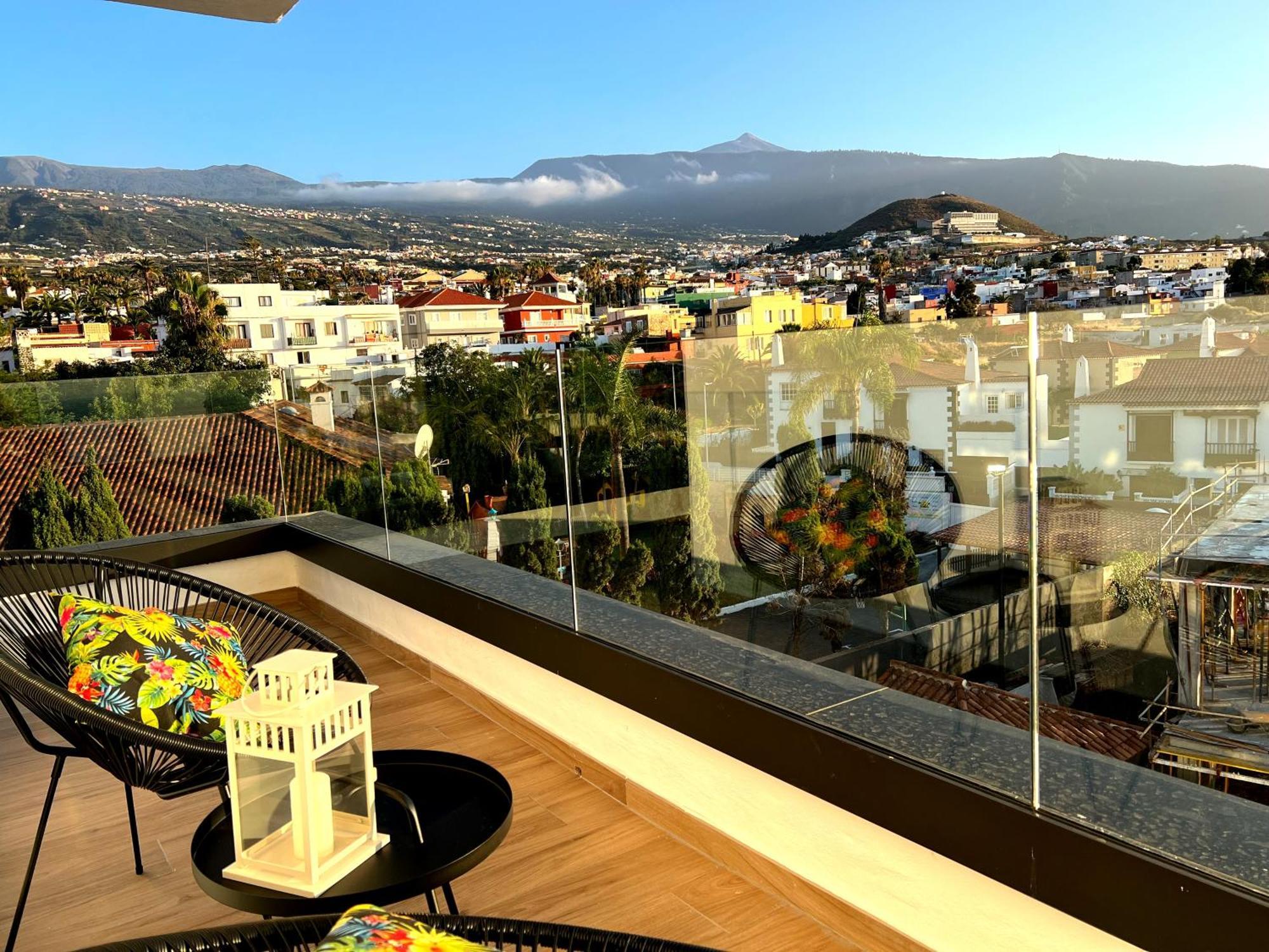 Lujoso Apartamento Completo, Piscina, Terraza Con Vistas Al Teide Puerto de la Cruz  Exterior photo